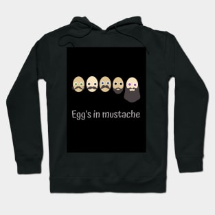 Egg's in mustache Hoodie
